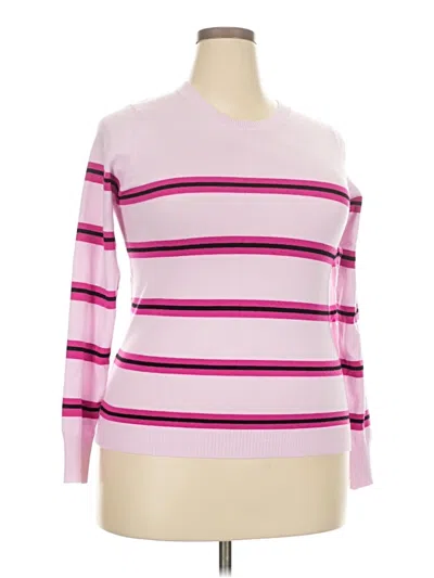 Pre-owned Gibson Look Pullover Sweater In Pink