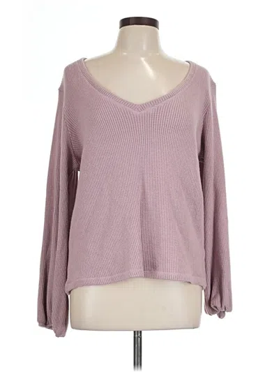 Pre-owned Gibson Look Pullover Sweater In Purple
