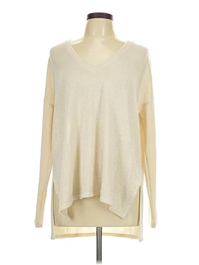 Pre-owned Gibson Look Pullover Sweater In White