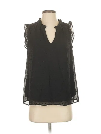 Pre-owned Gibson Look Sleeveless Blouse In Black