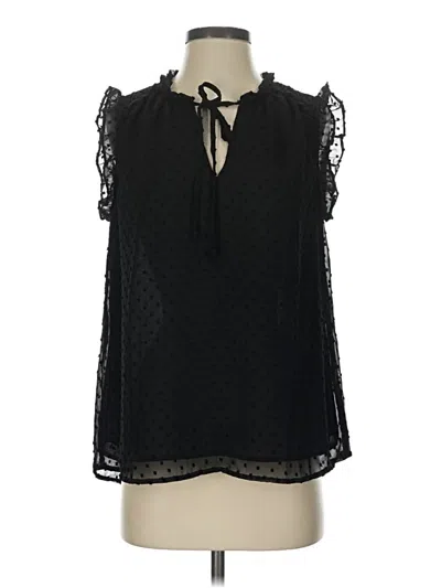 Pre-owned Gibson Look Sleeveless Blouse In Black