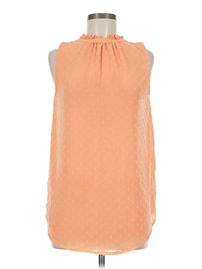 Pre-owned Gibson Look Sleeveless Blouse In Orange