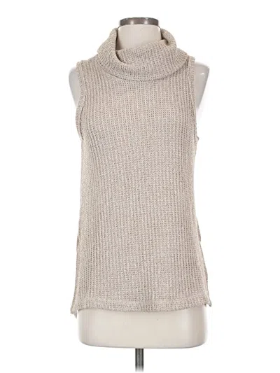 Pre-owned Gibson Look Sweater Vest In Brown