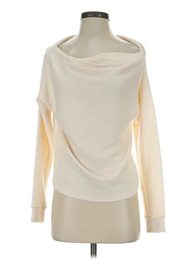 Pre-owned Gibson Look Sweatshirt In White