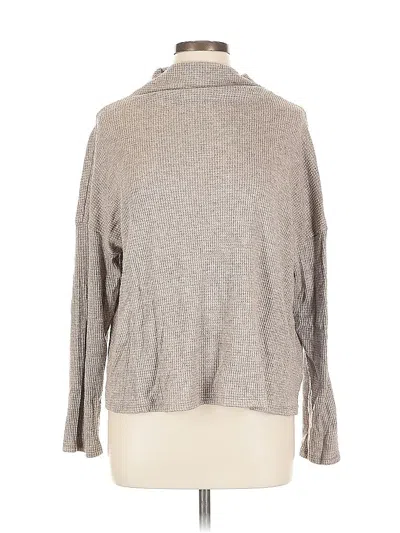 Pre-owned Gibson Look Turtleneck Sweater In Gray