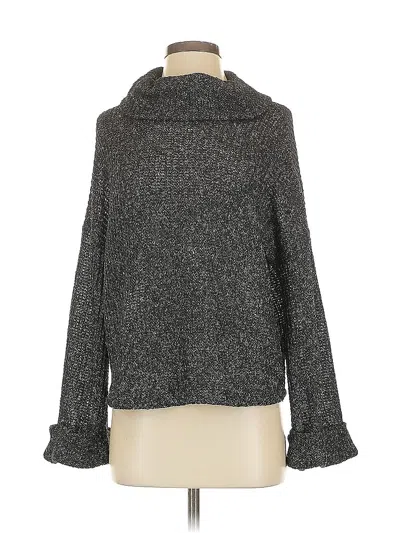 Pre-owned Gibson Look Turtleneck Sweater In Gray