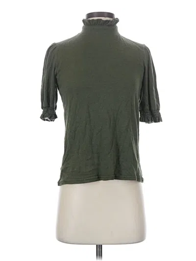 Pre-owned Gibson Look Turtleneck Sweater In Green
