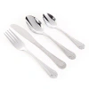 Gibson Mariano 24 Piece Flatware Set In White