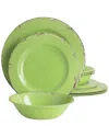 Gibson Mauna 12pc Melamine Dinnerware Set