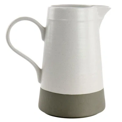 Gibson Milbrook 60oz Serving Pitcher In White