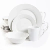 Gibson Noble Court 16 Pc Dinnerware Set In White