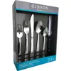 Gibson Palmore Plus 24 Piece Stainless Steel Flatware Set With 4 Steak Knives In Silver
