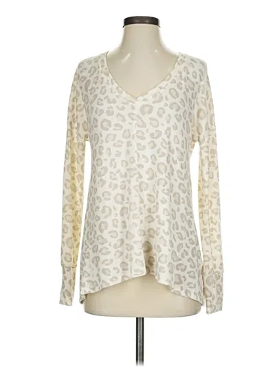 Pre-owned Gibson Pullover Sweater In White