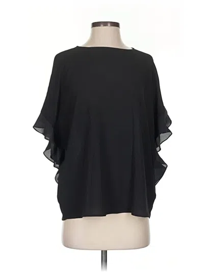 Pre-owned Gibson Short Sleeve Blouse In Black