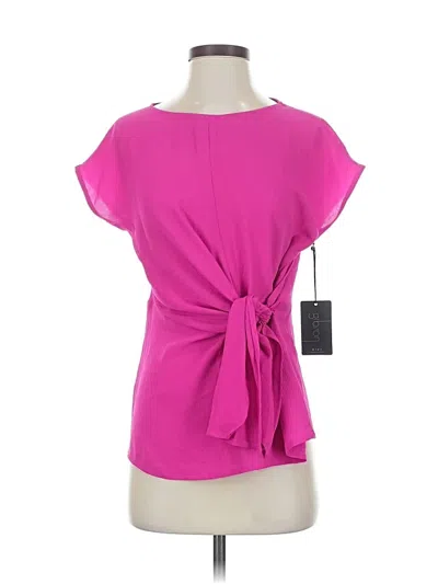 Pre-owned Gibson Short Sleeve Blouse In Pink