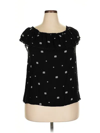 Pre-owned Gibson Sleeveless Blouse In Black