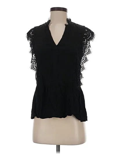 Pre-owned Gibson Sleeveless Blouse In Black