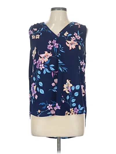 Pre-owned Gibson Sleeveless Blouse In Blue