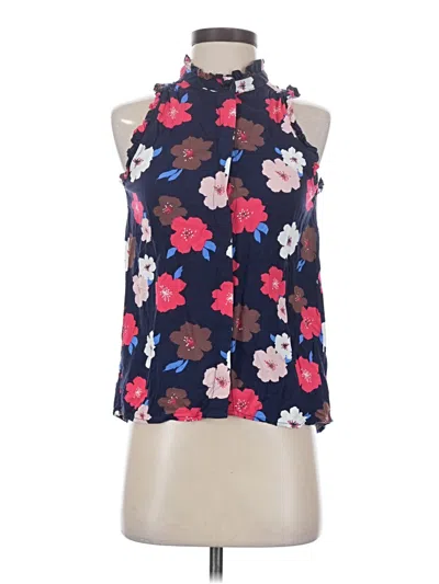 Pre-owned Gibson Sleeveless Blouse In Blue
