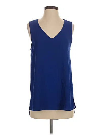 Pre-owned Gibson Sleeveless Blouse In Blue