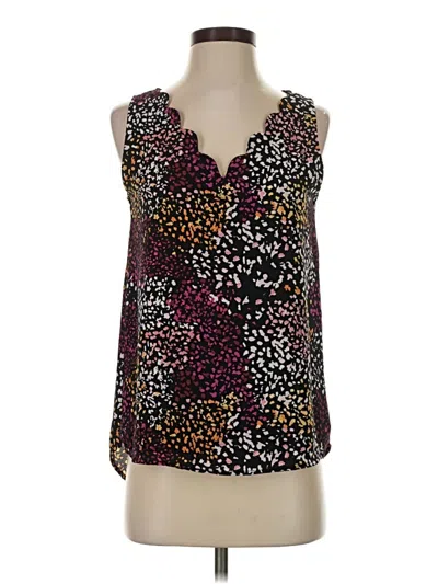 Pre-owned Gibson Sleeveless Blouse In Burgundy