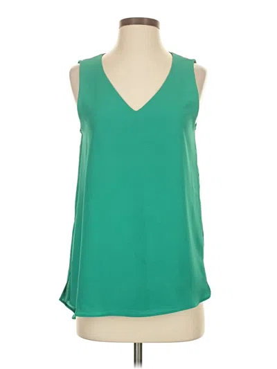 Gibson Sleeveless Blouse In Green