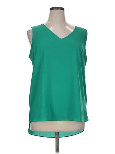 Pre-owned Gibson Sleeveless Blouse In Green