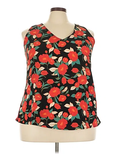 Pre-owned Gibson Sleeveless Blouse In Orange