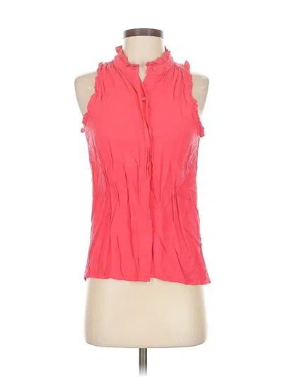Pre-owned Gibson Sleeveless Blouse In Red