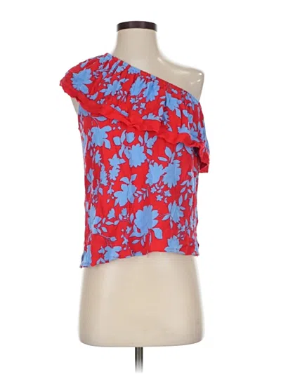 Pre-owned Gibson Sleeveless Blouse In Red