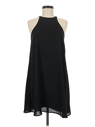 Pre-owned Gibson Sleeveless Top Black Halter Neckline Tops