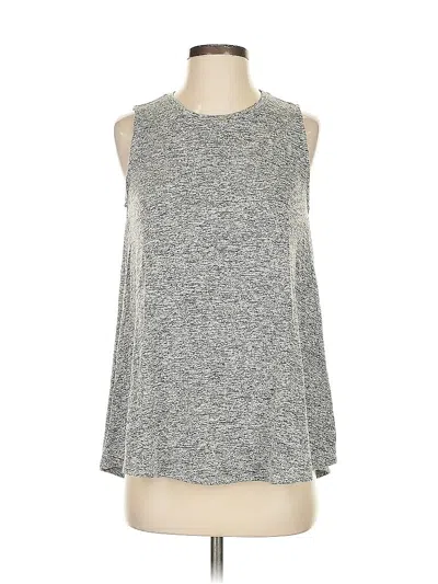 Pre-owned Gibson Sleeveless Top Gray Halter Neckline Tops