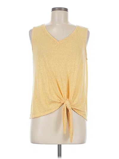Pre-owned Gibson Sleeveless T-shirt In Yellow