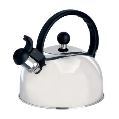 Gibson Springberry 2.25 Qt. Stainless Steel Kettle In White