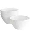 Gibson Ultra Patio 4pc Tempered Opal Glass Dessert Bowl Set