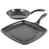 Gibson Westleton 2 Piece Cookware Set Black In Black