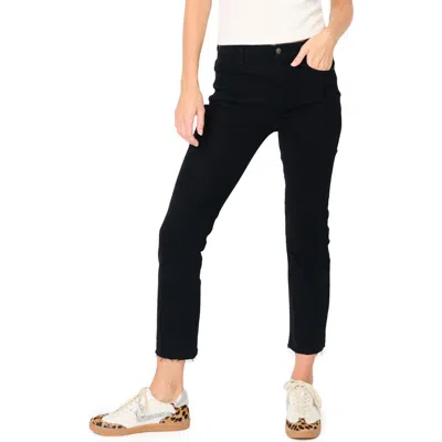 Gibsonlook Essential High Waist Raw Hem Crop Jeans