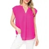 Gibsonlook Cap Sleeve Blouse