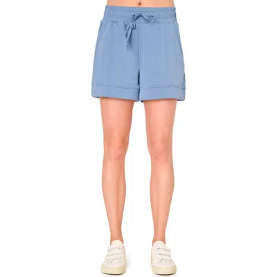 Gibsonlook Cloud Scuba Everywhere Drawstring Shorts In Black