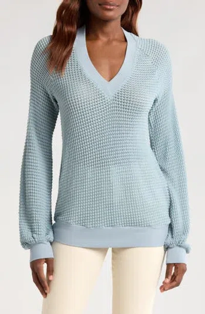 GIBSONLOOK GIBSONLOOK COURTSIDE OPEN STITCH SWEATER