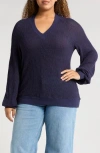 Gibsonlook Courtside Open Stitch Sweater