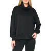 Gibsonlook Cowl Neck Sweatshirt In Black