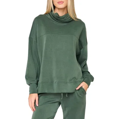 Gibsonlook Cowl Neck Sweatshirt In Multi