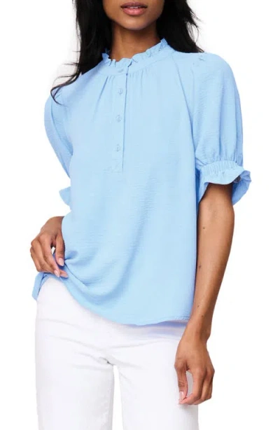 Gibsonlook Dianthus Puff Sleeve Top
