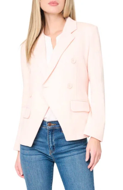 Gibsonlook Double Breasted Cotton Blend Blazer In Multi