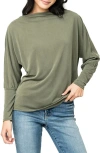 Gibsonlook Favorite Luxe Slouchy T-shirt In Military Green