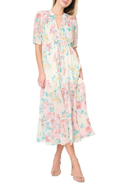 Gibsonlook Kira Drawstring Maxi Dress In Multi