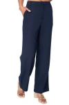 Gibsonlook Lindsey High Waist Stretch Twill Stovepipe Pants In Navy