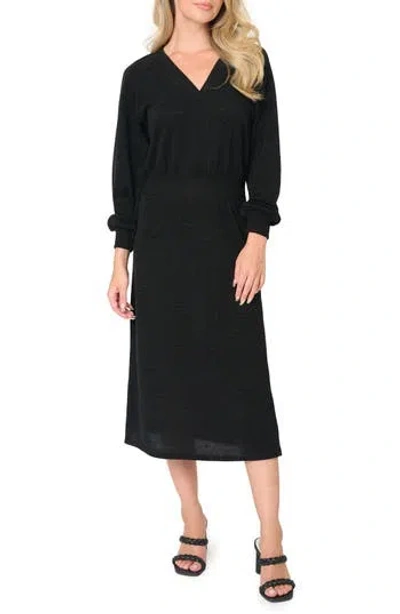 Gibsonlook Long Sleeve Sweater Dress In Blue