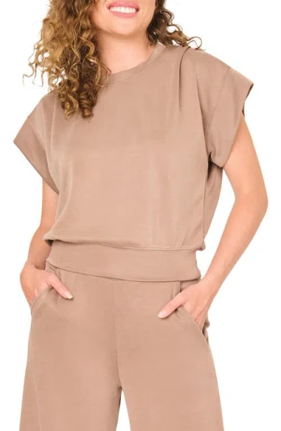 Gibsonlook Luxe Everywhere Top In Brown